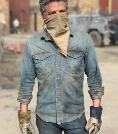 The Last Of Us 2023 Pedro Pascal Denim Jacket