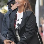 Queen Latifah The Equalizer S02 Cotton Black Coat