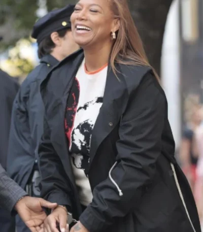 Queen Latifah The Equalizer S02 Cotton Black Coat