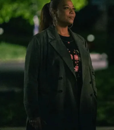 Queen Latifah The Equalizer S02 Grey Trench Coat