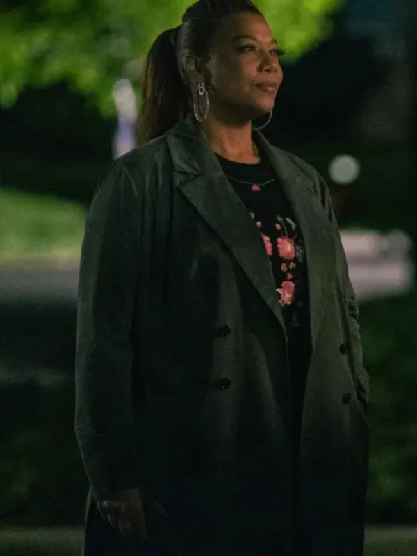 Queen Latifah The Equalizer S02 Grey Trench Coat