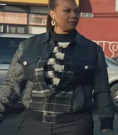 Queen Latifah The Equalizer S02 Plaid Wool Jacket