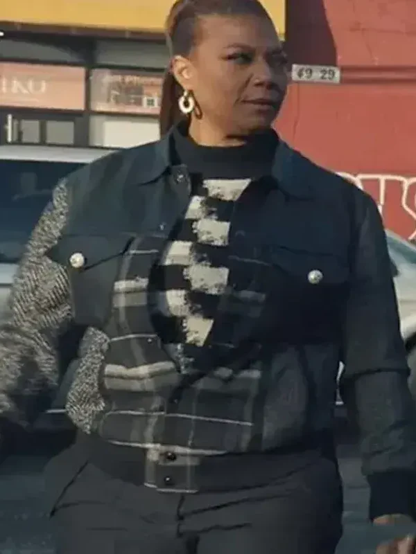 Queen Latifah The Equalizer S02 Plaid Wool Jacket