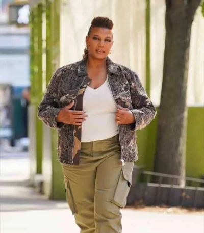 Queen Latifah The Equalizer S03 E02 Camo Print Jacket