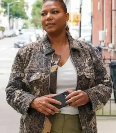 Queen Latifah The Equalizer S03 E02 Camo Print Jacket
