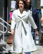 The Marvelous Mrs. Maisel Rachel Brosnahan S04 White Coat