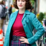 Rachel Brosnahan The Marvelous Mrs. Maisel Blue Jacket