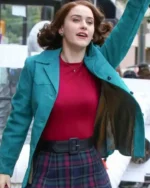 Rachel Brosnahan The Marvelous Mrs. Maisel Blue Jacket