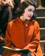 The Marvelous Mrs. Maisel Miriam Orange Wool Coat