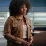 Rachel Hall The Rookie S07 Brown Leather Jacket