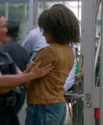 Rachel Hall The Rookie S07 Brown Leather Jacket
