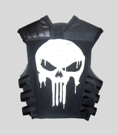 Ray Stevenson Punisher War Zone Black Leather Vest