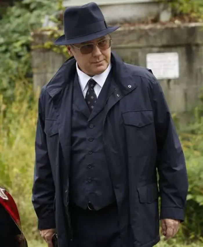 James Spader The Blacklist Blue Cotton Jacket James Spader The Blacklist Blue Cotton Jacket
