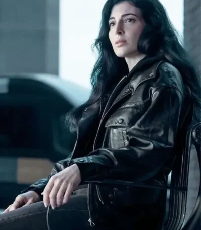Razane Jammal The Sandman S02 Black Leather Jacket