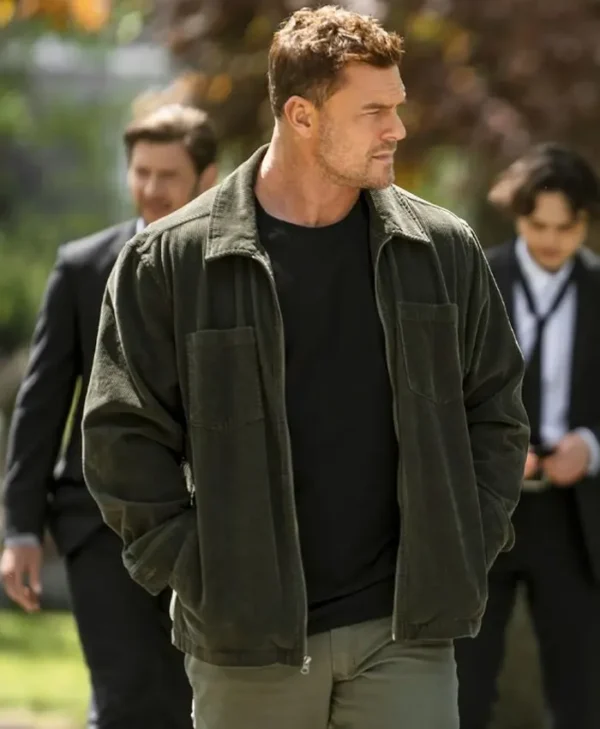Reacher S04 Jack Reacher Olive Green Jacket