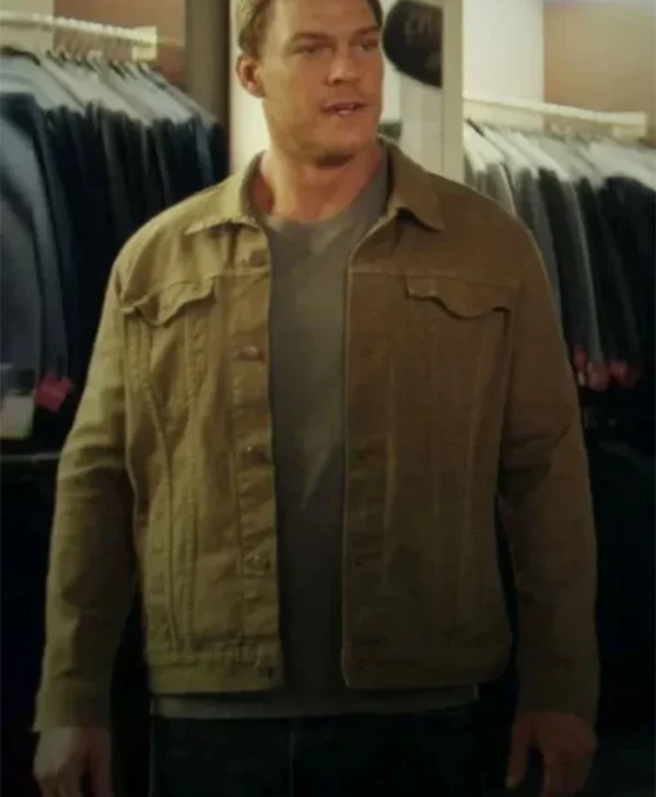 Reacher S01 Alan Ritchson Denim Jacket