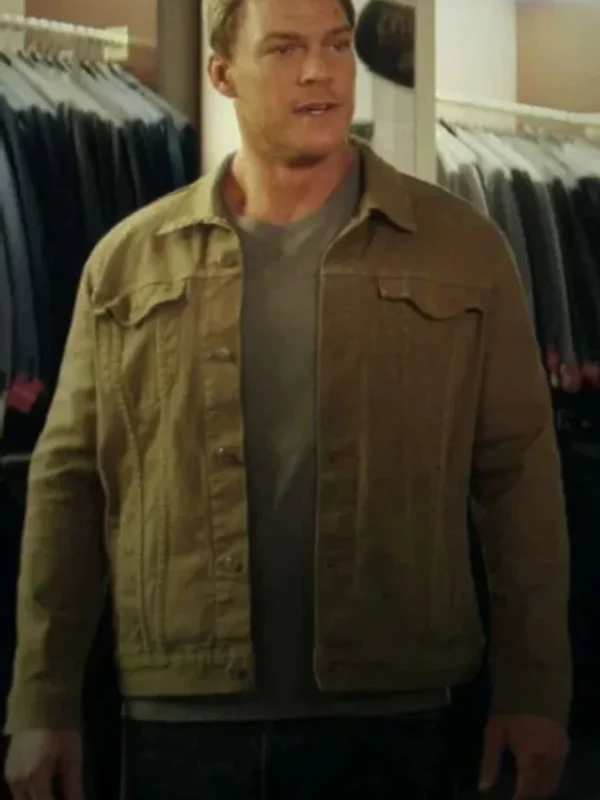 Reacher S01 Alan Ritchson Denim Jacket