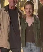 Reacher S01 Willa Fitzgerald Green Jacket