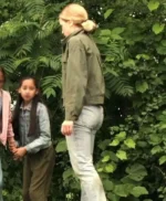 Reacher S01 Willa Fitzgerald Green Jacket