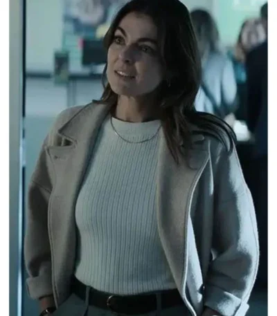 Reacher S02 Karla Dixon Wool Trench Coat
