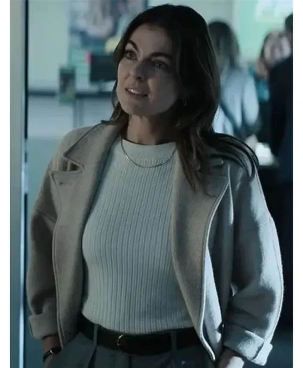 Reacher S02 Karla Dixon Wool Trench Coat