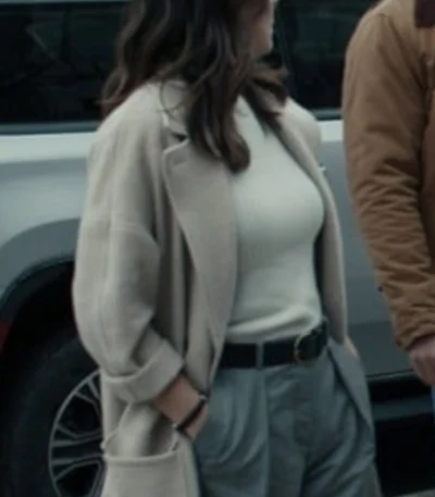 Reacher S02 Karla Dixon Wool Trench Coat