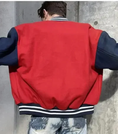 Rebelde Luka Colucci Red Letterman Varsity Jacket