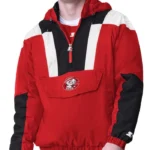 Red Cincinnati Reds Charger Half-Zip Pullover Jacket