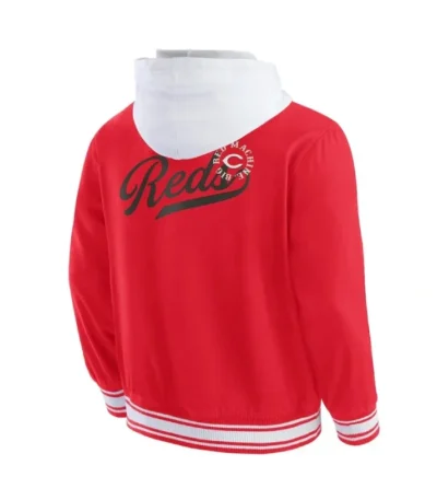 Cincinnati Reds Red Cotton Hooded Jacket