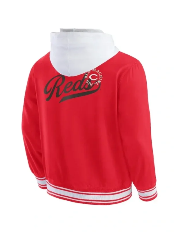 Cincinnati Reds Red Cotton Hooded Jacket