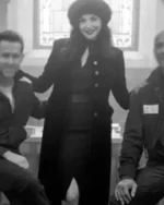 Red Notice Gal Gadot Black Long Trench Coat