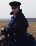 Regina King The Harder They Fall Blue Coat