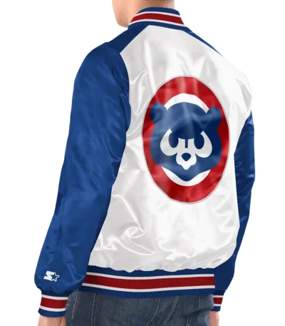 Renegade Chicago Cubs White and Blue Jacket