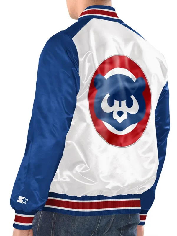 Renegade Chicago Cubs White and Blue Jacket