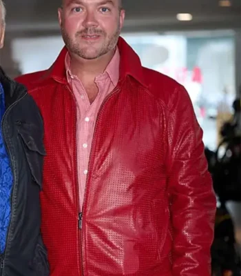 Renegades Jonathan Sothcott Red Leather Jacket