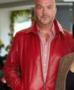 Renegades Jonathan Sothcott Red Leather Jacket