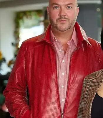 Renegades Jonathan Sothcott Red Leather Jacket