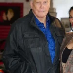 Renegades Lee Majors Black Bomber Leather Jacket
