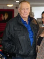 Renegades Lee Majors Black Bomber Leather Jacket