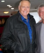 Renegades Lee Majors Black Bomber Leather Jacket