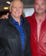 Renegades Lee Majors Black Bomber Leather Jacket