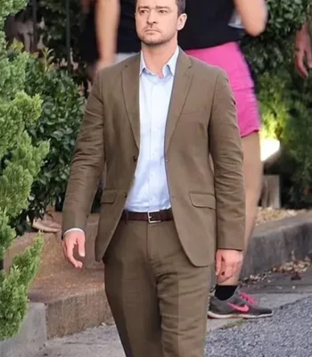 Reptile (Movie 2023) Justin Timberlake Brown Suit