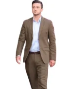 Reptile (Movie 2023) Justin Timberlake Brown Suit
