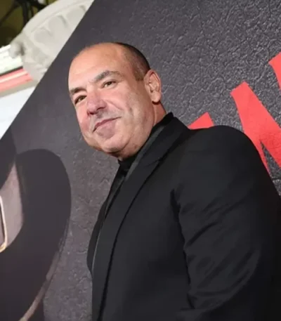 Rick Hoffman Thanksgiving 2023 Black Blazer