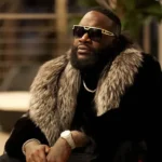 Rick Ross SuperFly Black Fur Coat