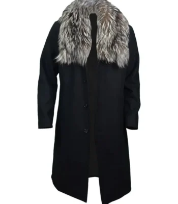 Rick Ross SuperFly Black Fur Coat