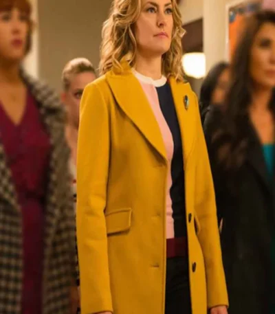 Riverdale Alice Cooper Yellow Long Trench Coat