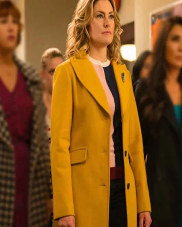 Riverdale Alice Cooper Yellow Long Trench Coat