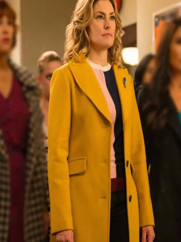 Riverdale Alice Cooper Yellow Long Trench Coat