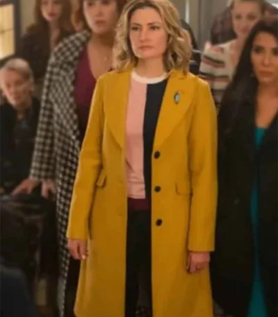 Riverdale Alice Cooper Yellow Long Trench Coat